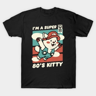 Vintage Kitty Video Game 80s by Tobe Fonseca T-Shirt